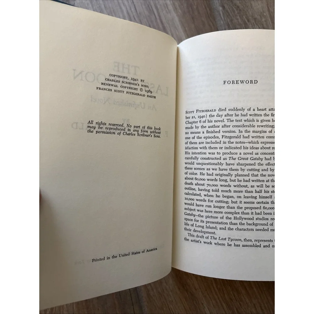 F. SCOTT FITZGERALD 3 Book Lot, F. Scott Fitzgerald, Scribner's Sons, NY